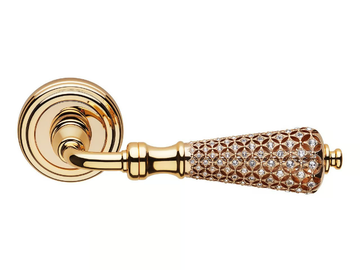 SOGNO - Brass door handle with Swarovski® Crystals by LINEA CALI' - view 2